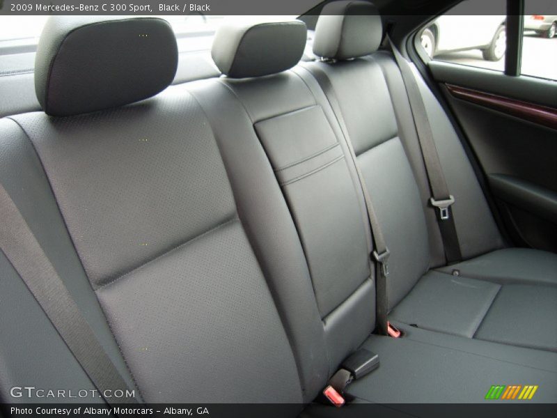 Black / Black 2009 Mercedes-Benz C 300 Sport