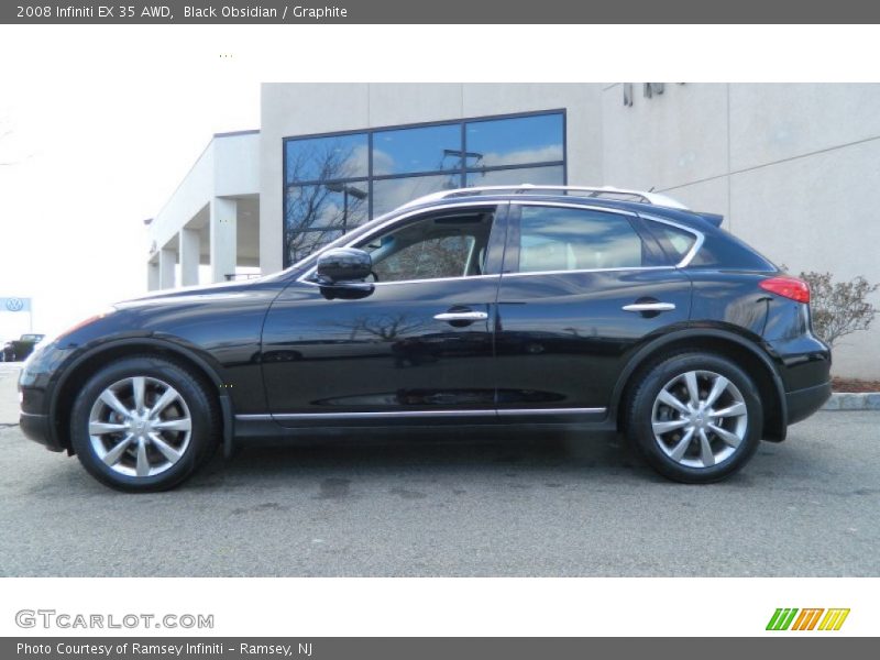 Black Obsidian / Graphite 2008 Infiniti EX 35 AWD