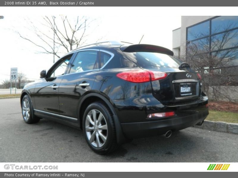 Black Obsidian / Graphite 2008 Infiniti EX 35 AWD