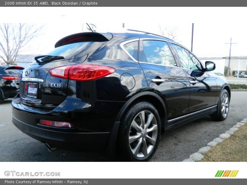 Black Obsidian / Graphite 2008 Infiniti EX 35 AWD