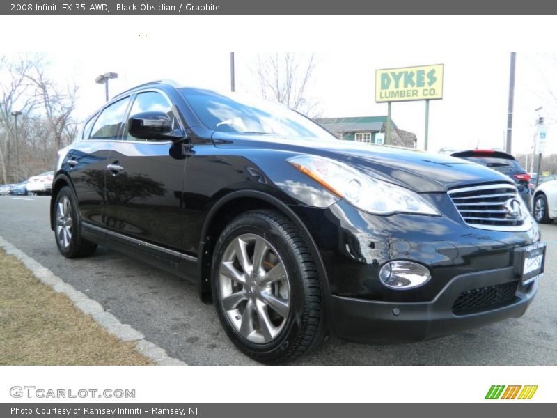 Black Obsidian / Graphite 2008 Infiniti EX 35 AWD