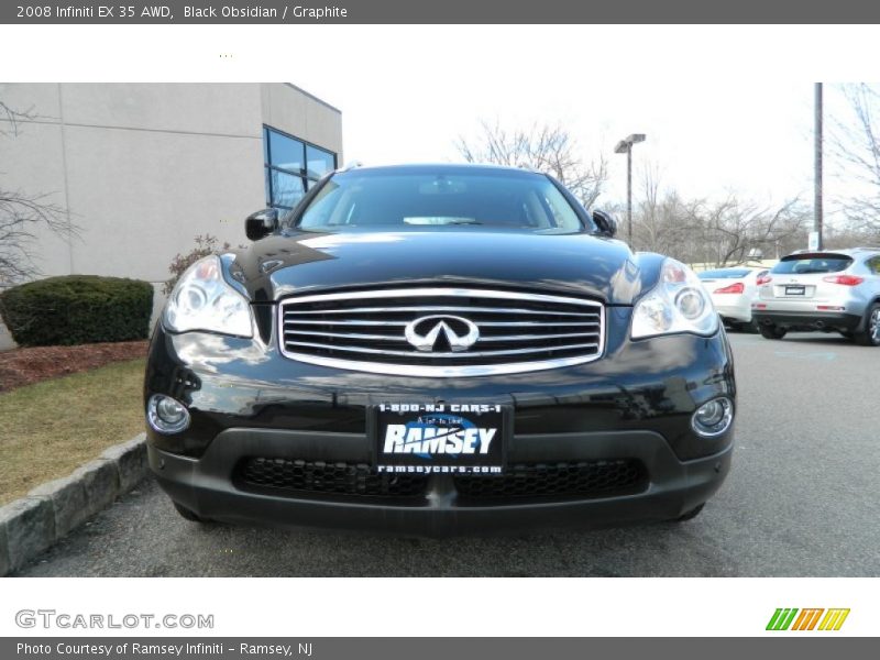 Black Obsidian / Graphite 2008 Infiniti EX 35 AWD