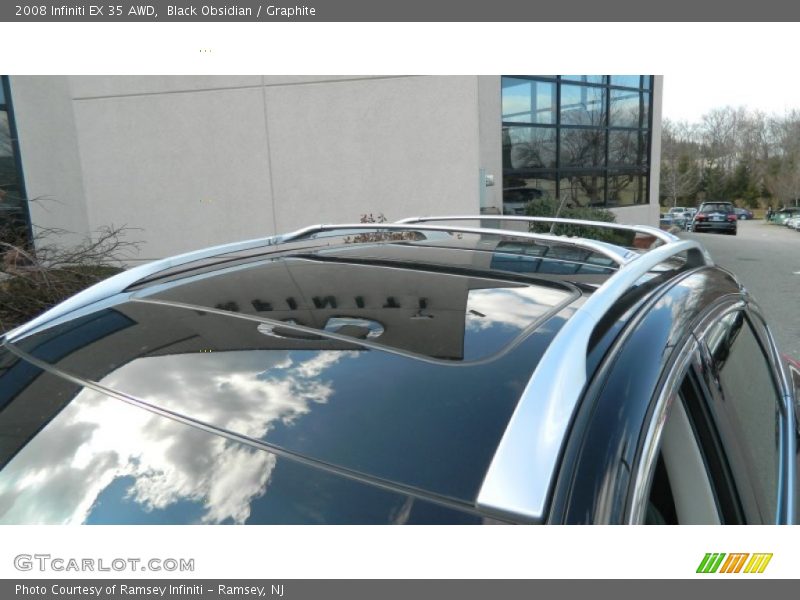 Black Obsidian / Graphite 2008 Infiniti EX 35 AWD