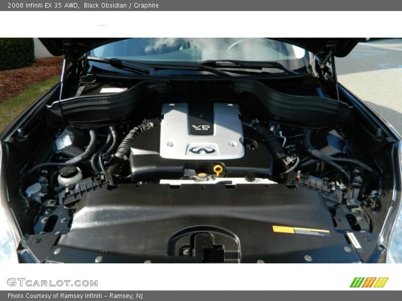 Black Obsidian / Graphite 2008 Infiniti EX 35 AWD