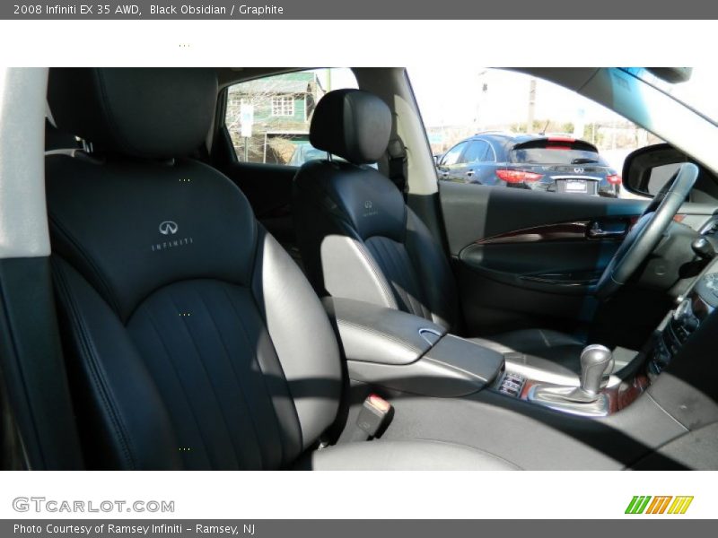 Black Obsidian / Graphite 2008 Infiniti EX 35 AWD