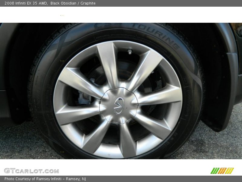 Black Obsidian / Graphite 2008 Infiniti EX 35 AWD