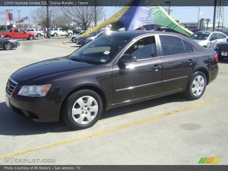 Cocoa Metallic / Camel 2009 Hyundai Sonata GLS