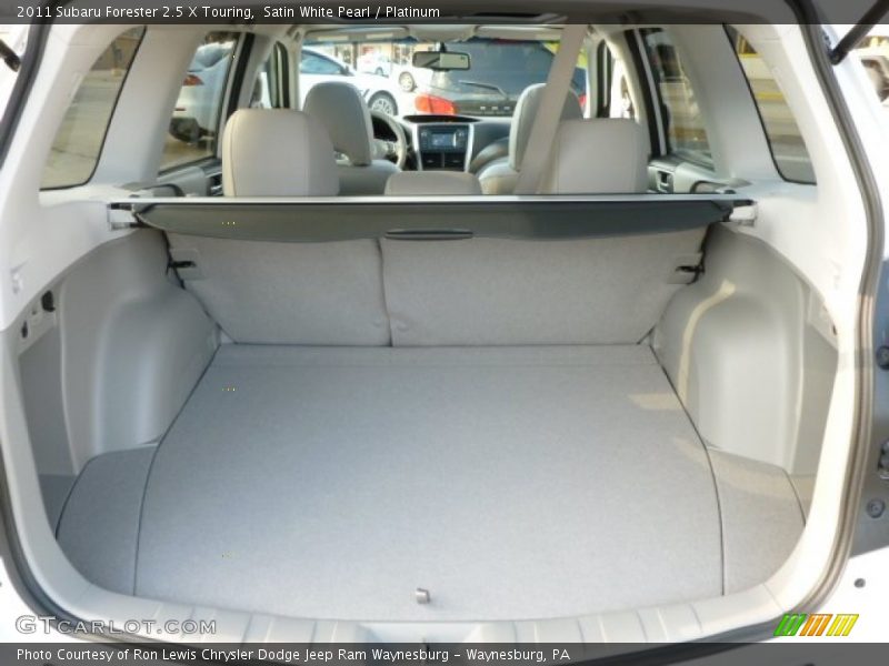 Satin White Pearl / Platinum 2011 Subaru Forester 2.5 X Touring