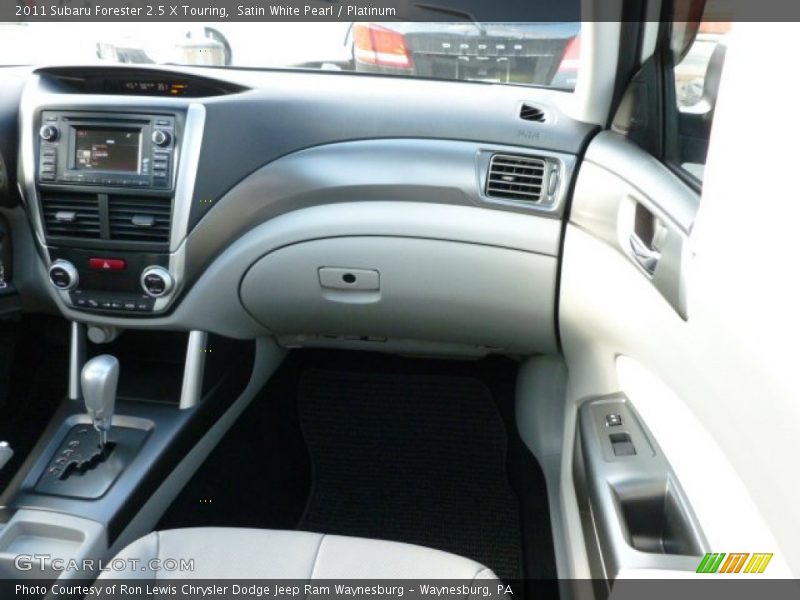 Satin White Pearl / Platinum 2011 Subaru Forester 2.5 X Touring