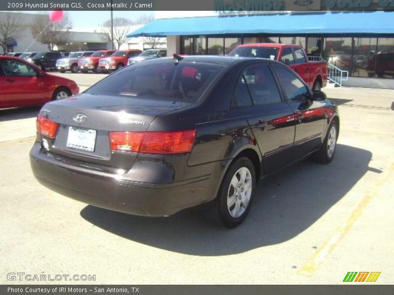 Cocoa Metallic / Camel 2009 Hyundai Sonata GLS