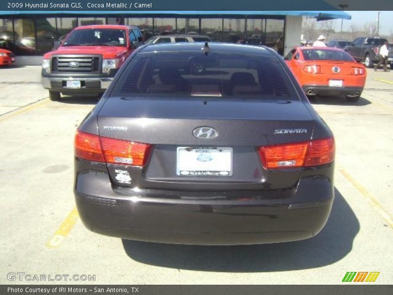 Cocoa Metallic / Camel 2009 Hyundai Sonata GLS