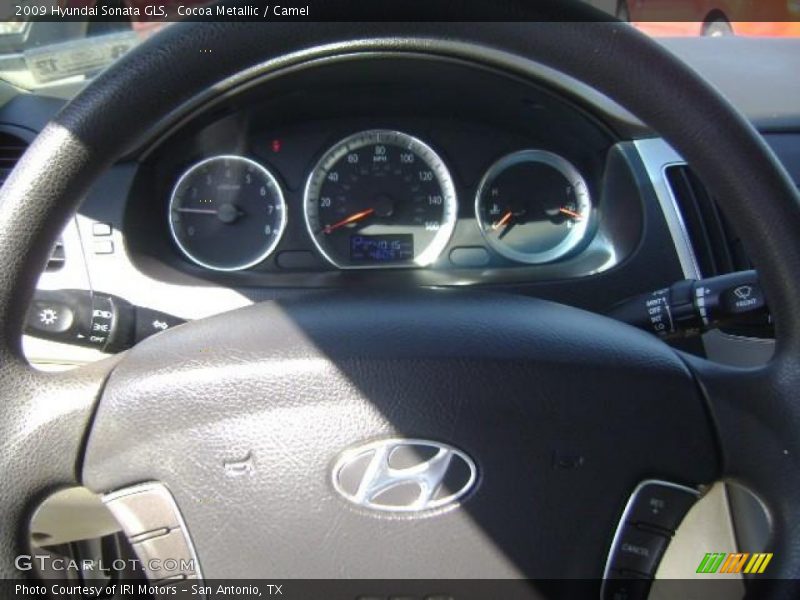 Cocoa Metallic / Camel 2009 Hyundai Sonata GLS