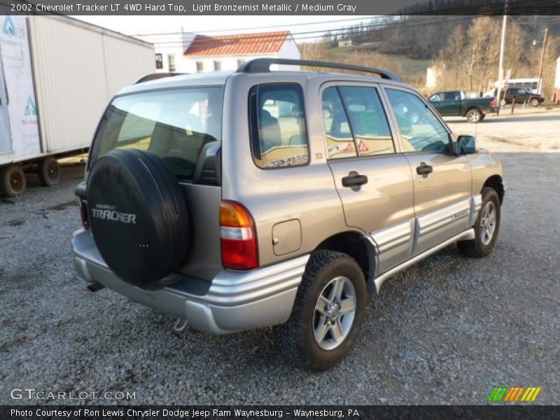 Light Bronzemist Metallic / Medium Gray 2002 Chevrolet Tracker LT 4WD Hard Top