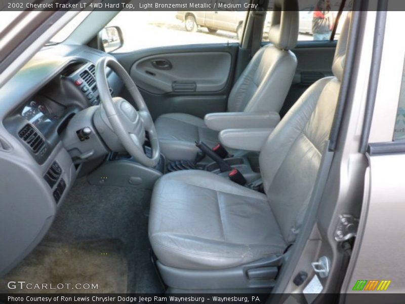 Light Bronzemist Metallic / Medium Gray 2002 Chevrolet Tracker LT 4WD Hard Top