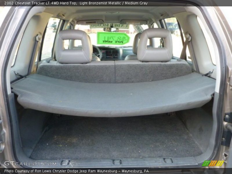  2002 Tracker LT 4WD Hard Top Trunk