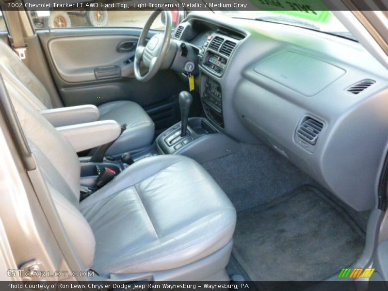 Light Bronzemist Metallic / Medium Gray 2002 Chevrolet Tracker LT 4WD Hard Top