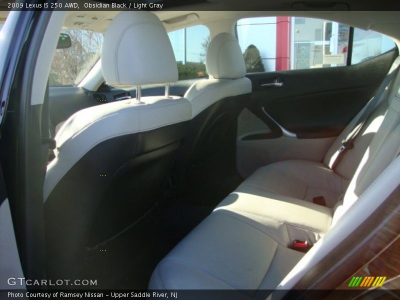 Obsidian Black / Light Gray 2009 Lexus IS 250 AWD