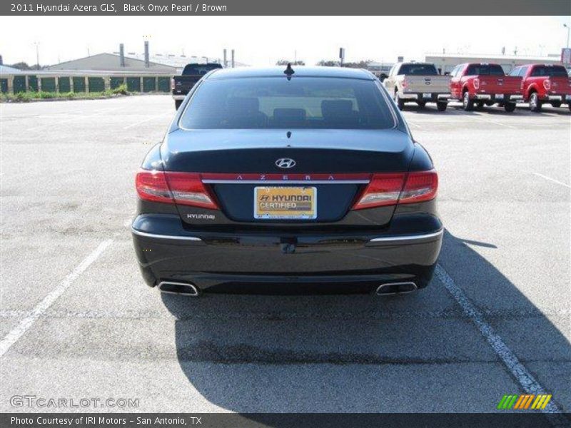 Black Onyx Pearl / Brown 2011 Hyundai Azera GLS