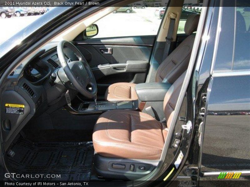 Black Onyx Pearl / Brown 2011 Hyundai Azera GLS