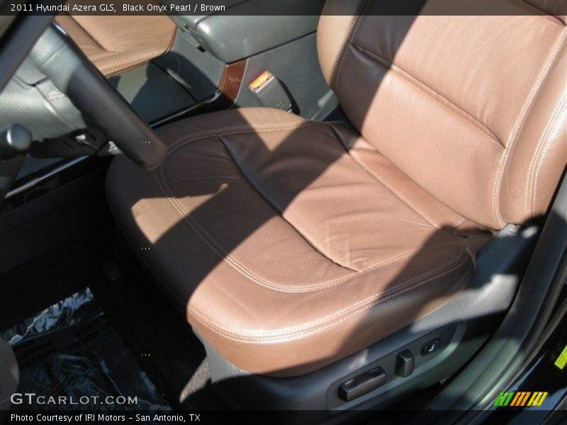 Black Onyx Pearl / Brown 2011 Hyundai Azera GLS