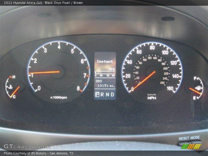  2011 Azera GLS GLS Gauges