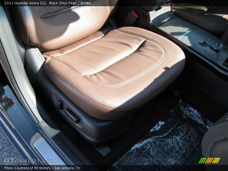 Black Onyx Pearl / Brown 2011 Hyundai Azera GLS