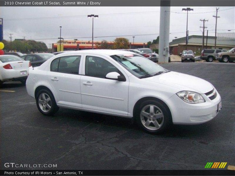Summit White / Ebony 2010 Chevrolet Cobalt LT Sedan