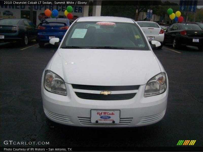 Summit White / Ebony 2010 Chevrolet Cobalt LT Sedan