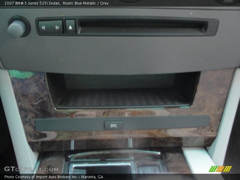 Mystic Blue Metallic / Grey 2007 BMW 5 Series 525i Sedan