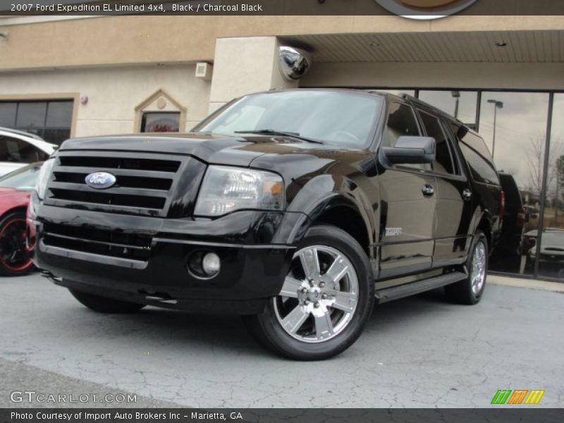 Black / Charcoal Black 2007 Ford Expedition EL Limited 4x4