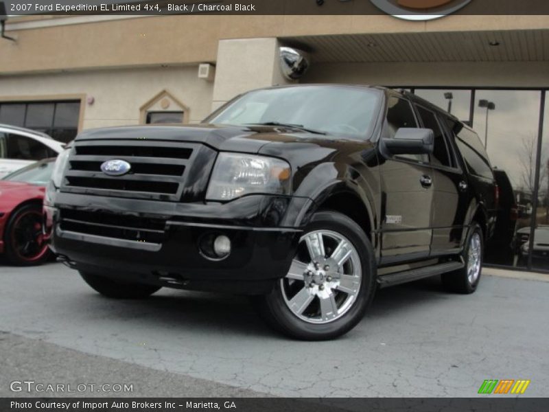 Black / Charcoal Black 2007 Ford Expedition EL Limited 4x4