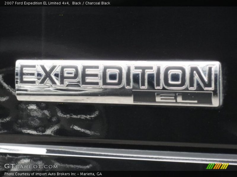 Black / Charcoal Black 2007 Ford Expedition EL Limited 4x4
