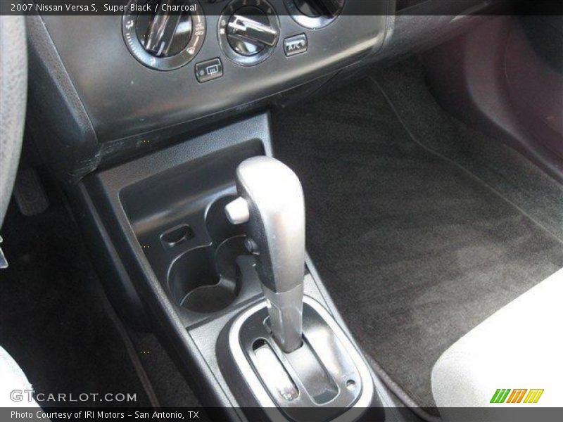 Super Black / Charcoal 2007 Nissan Versa S