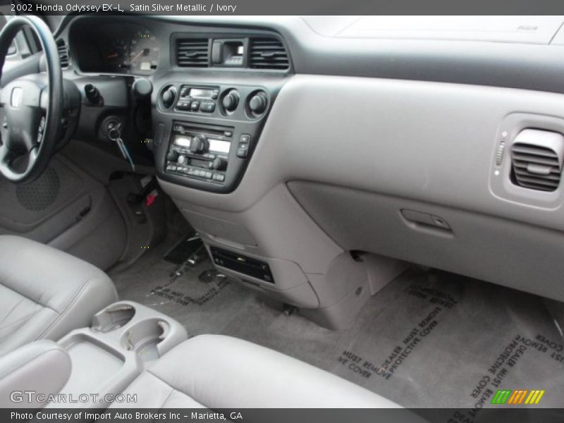 Satin Silver Metallic / Ivory 2002 Honda Odyssey EX-L