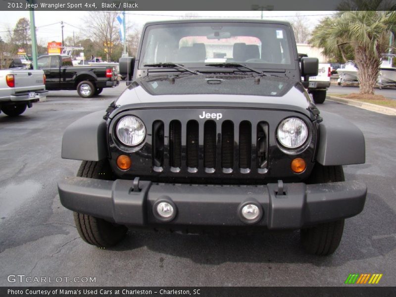 Black / Black 2012 Jeep Wrangler Sport 4x4