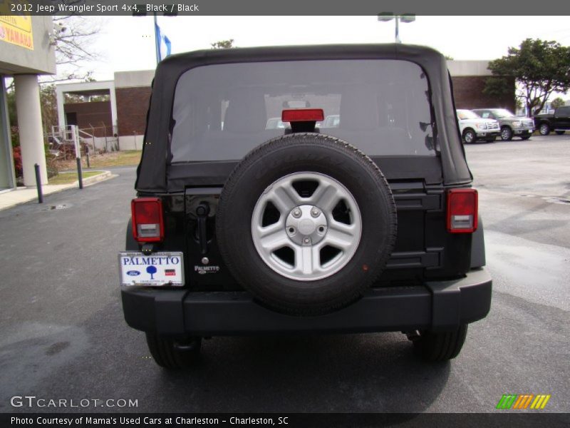 Black / Black 2012 Jeep Wrangler Sport 4x4