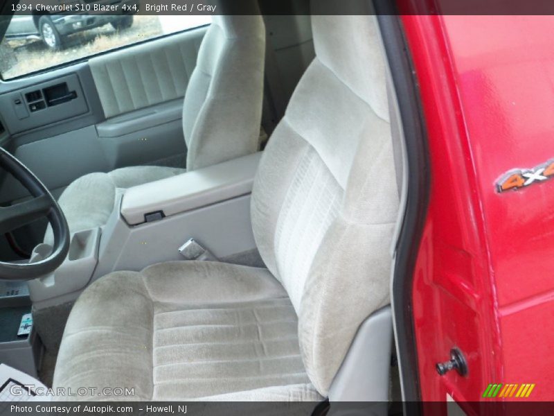Bright Red / Gray 1994 Chevrolet S10 Blazer 4x4