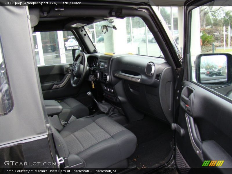Black / Black 2012 Jeep Wrangler Sport 4x4