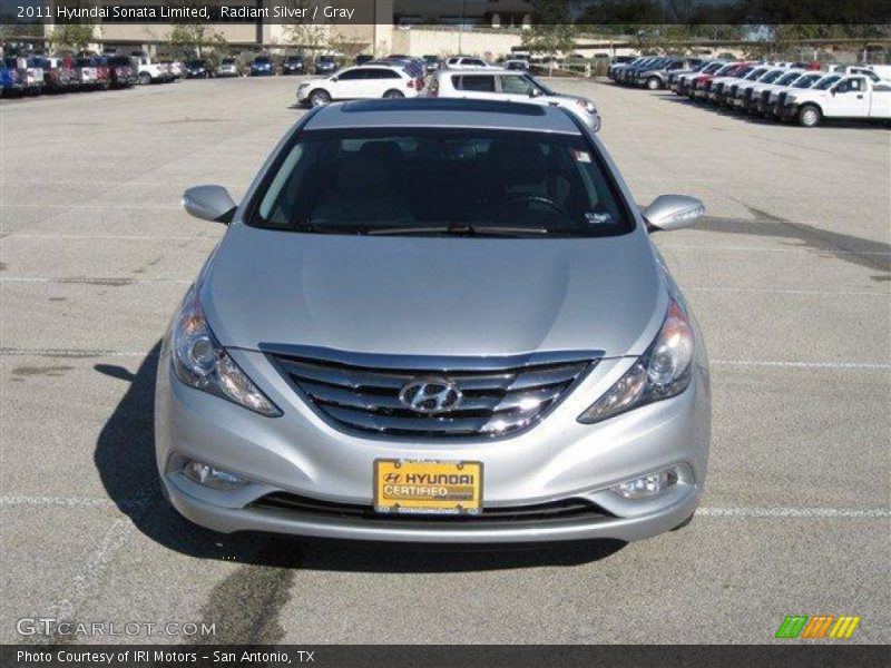 Radiant Silver / Gray 2011 Hyundai Sonata Limited