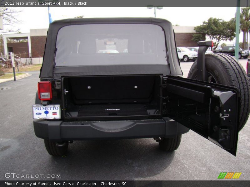 Black / Black 2012 Jeep Wrangler Sport 4x4