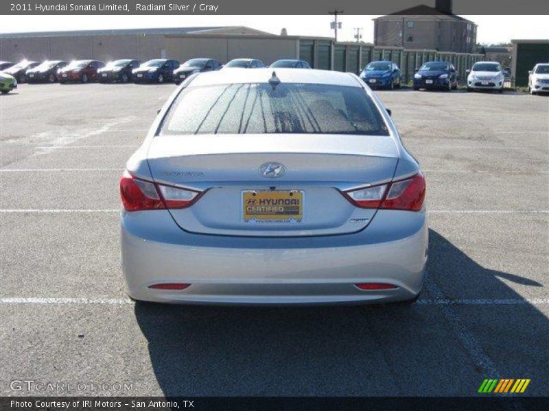 Radiant Silver / Gray 2011 Hyundai Sonata Limited
