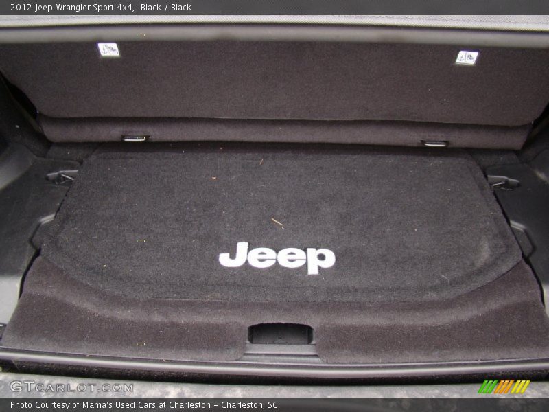 Black / Black 2012 Jeep Wrangler Sport 4x4