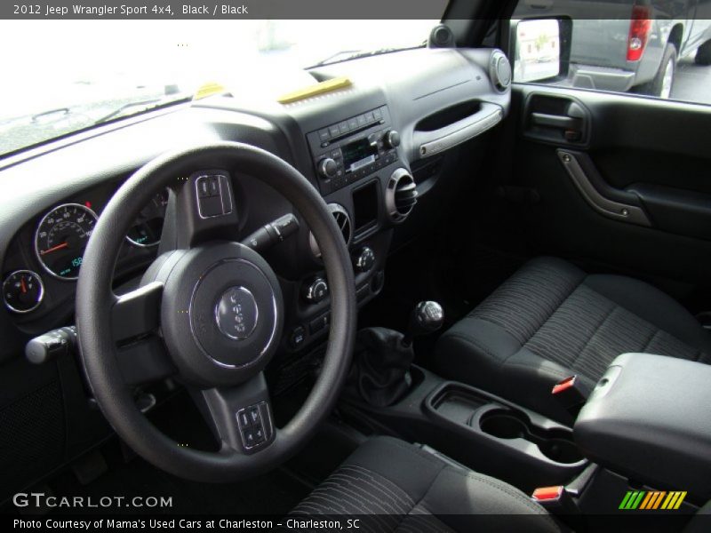 Black / Black 2012 Jeep Wrangler Sport 4x4