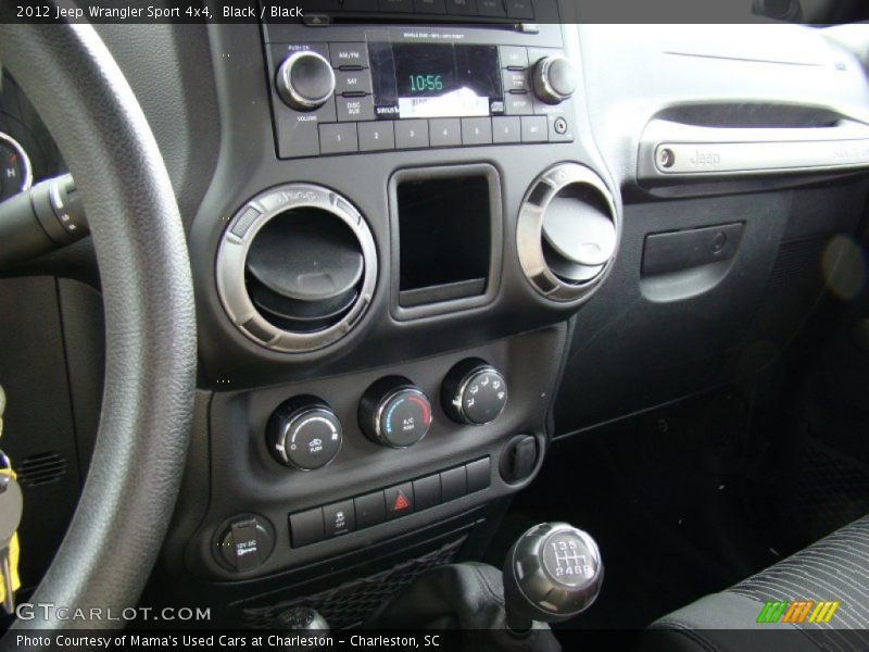 Black / Black 2012 Jeep Wrangler Sport 4x4