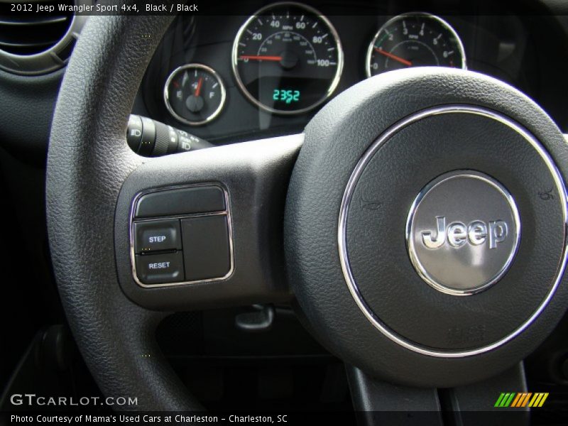 Black / Black 2012 Jeep Wrangler Sport 4x4