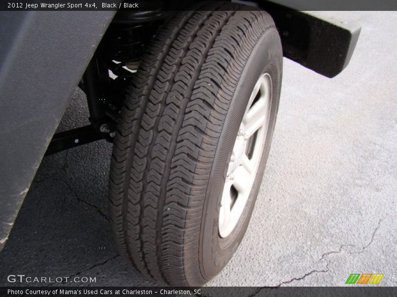 Black / Black 2012 Jeep Wrangler Sport 4x4