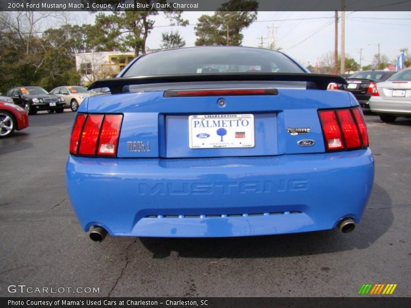 Azure Blue / Dark Charcoal 2004 Ford Mustang Mach 1 Coupe