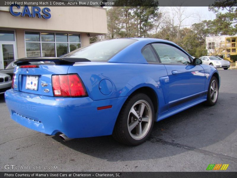 Azure Blue / Dark Charcoal 2004 Ford Mustang Mach 1 Coupe