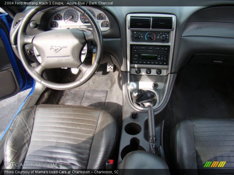 Azure Blue / Dark Charcoal 2004 Ford Mustang Mach 1 Coupe