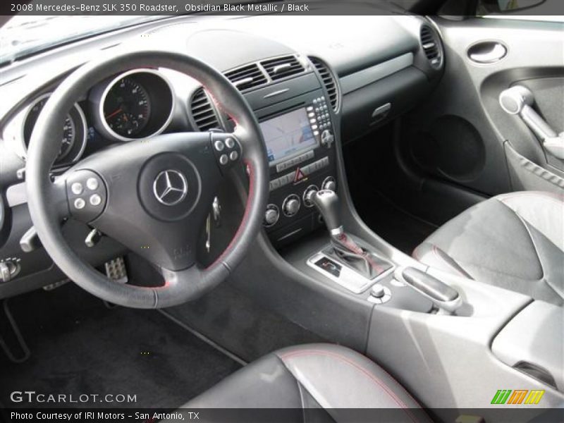 Obsidian Black Metallic / Black 2008 Mercedes-Benz SLK 350 Roadster